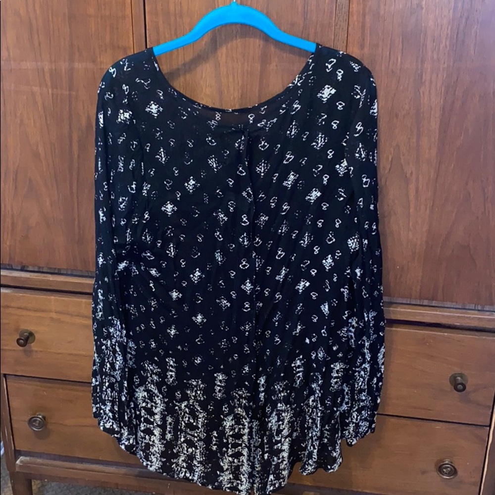 Black and white blouse/ dress